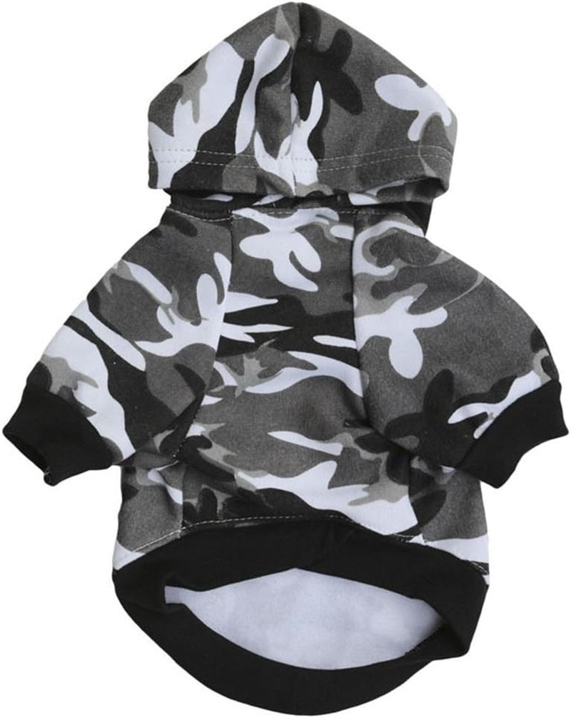 Pet Camouflage Small Dog Hoodie for Cute Dogs Sweatshirt Comfort Puppy Winter Costume Hoodies