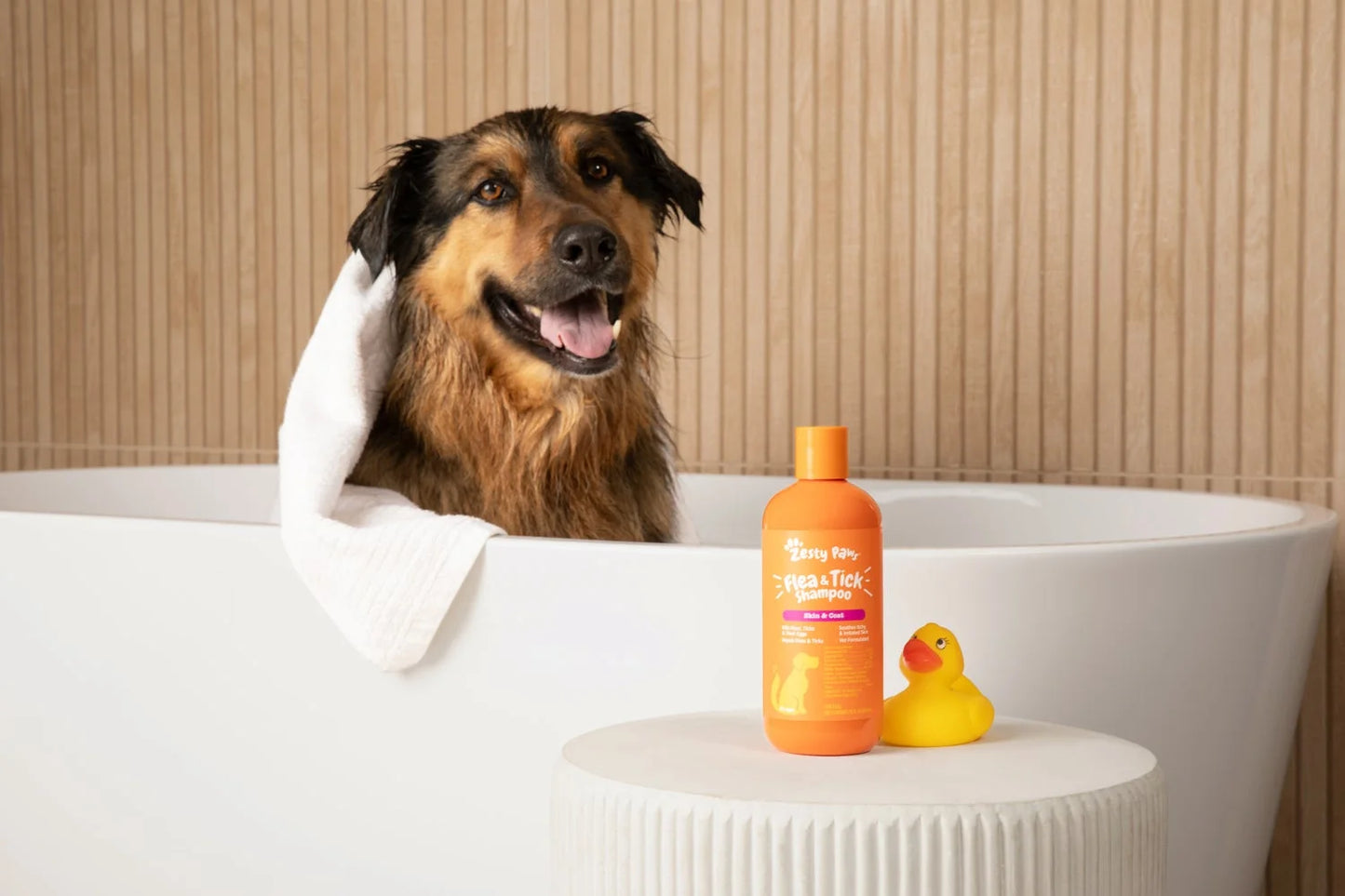Flea & Tick Shampoo for Dogs, to Repel Flea & Ticks, Peppermint Oil Scented, 16Oz Bottle