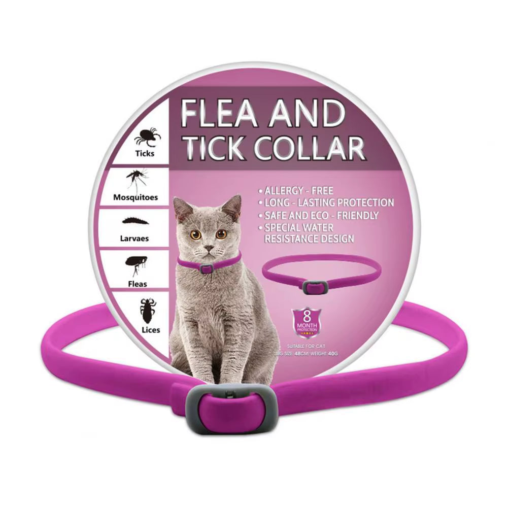 Flea Collar for Dogs Long Term Flea Collar for Cats Tick Collar Natural Pet Tick Advanced Dog