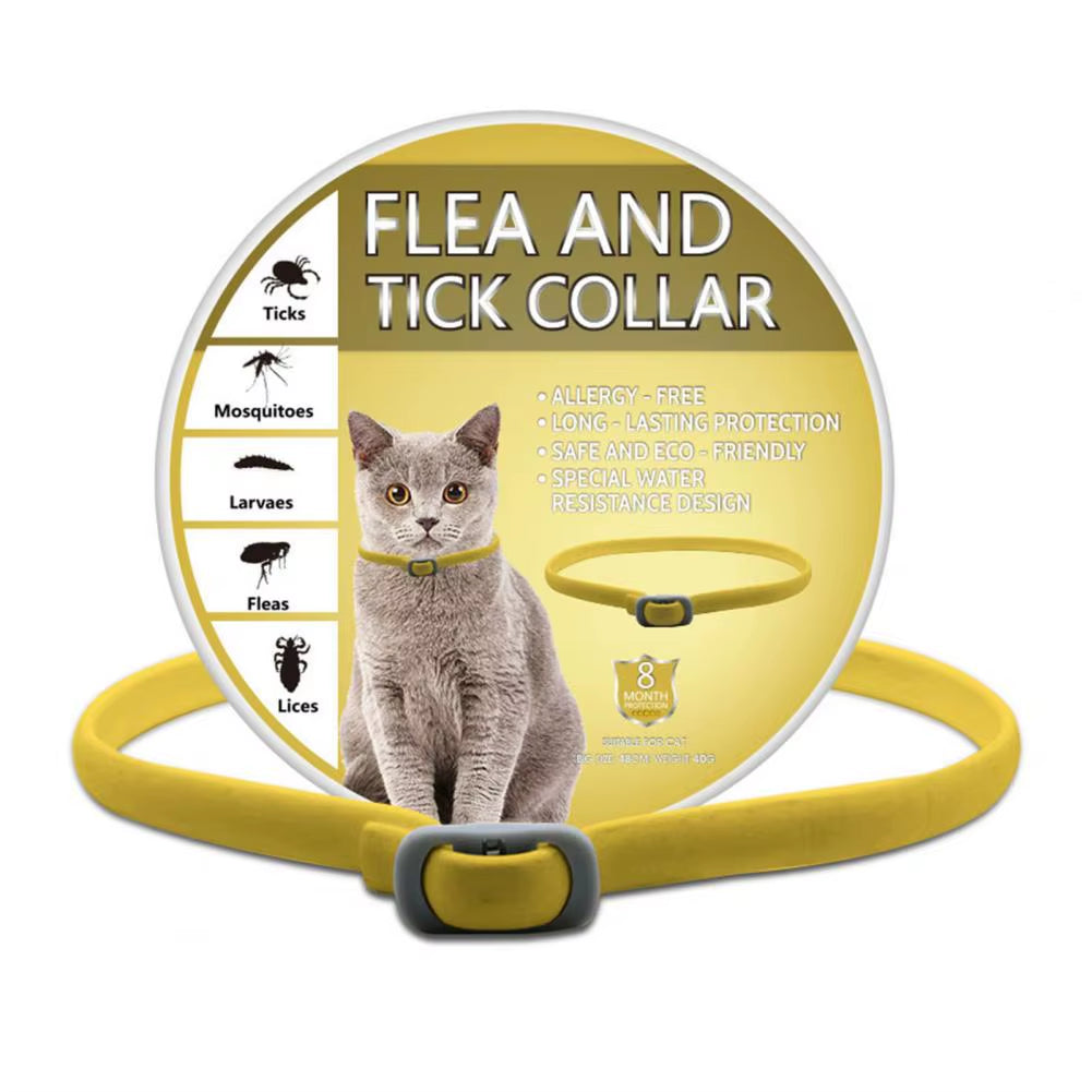 Flea Collar for Dogs Long Term Flea Collar for Cats Tick Collar Natural Pet Tick Advanced Dog