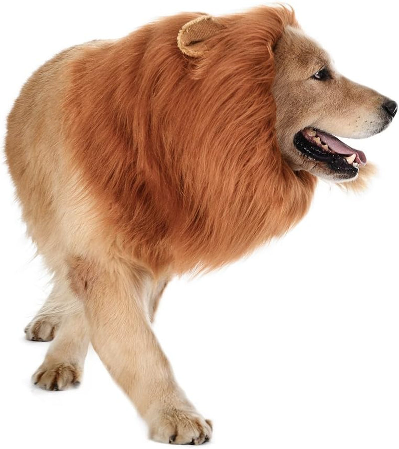 ® Realistic & Funny Lion Mane for Dog Complementary Lion Mane for Dog Costumes for Medium to Large Sized Dogs Costumes for Animals
