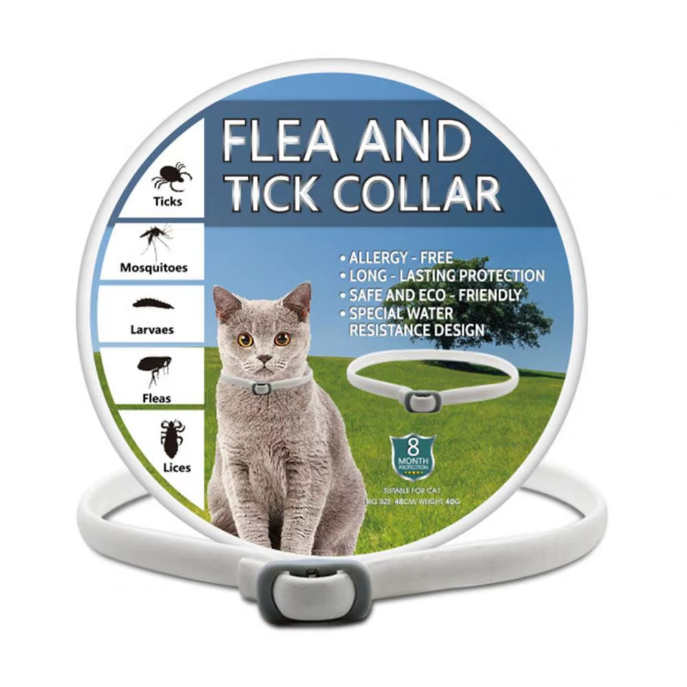 Flea Collar for Dogs Long Term Flea Collar for Cats Tick Collar Natural Pet Tick Advanced Dog
