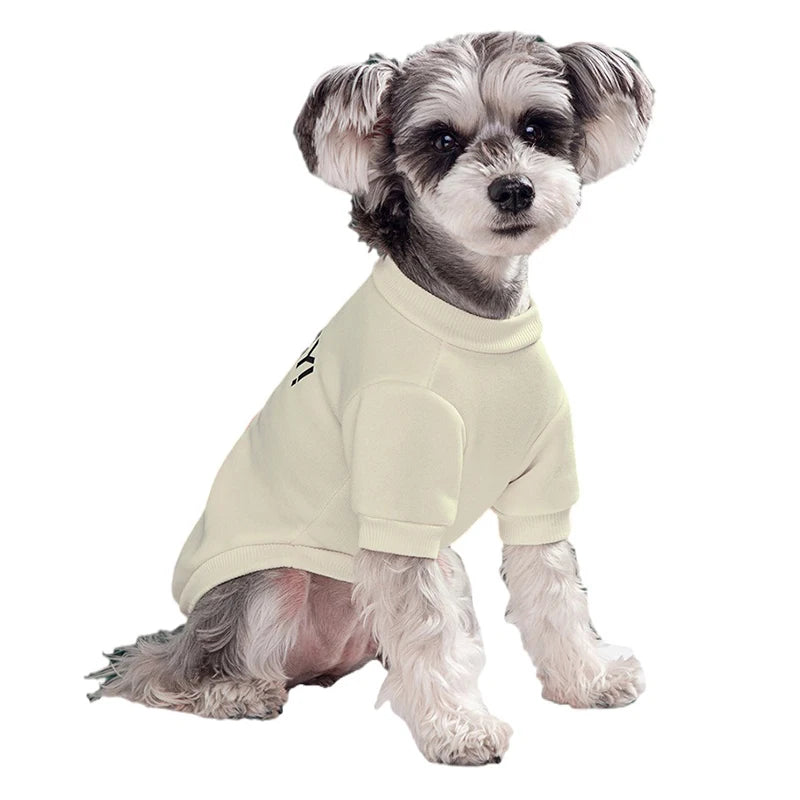 Puppy Clothes Bear Pattern Dog Clothes for Small Dogs Winter Pet Cat Vest Poodle Teddy Yorkie Chihuahua French Bulldog Costumes