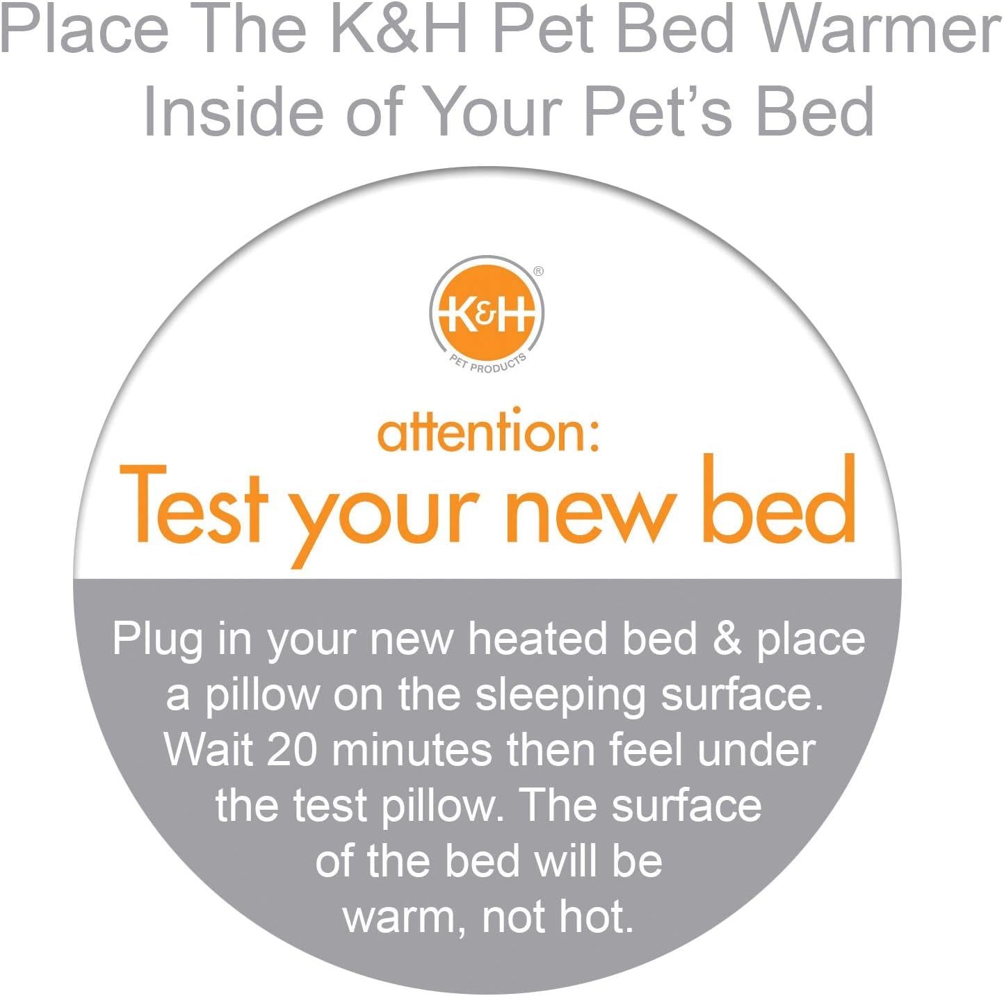 Pet Bed Warmer, Turn Any Pet Bed into a Heated Cat or Dog Bed, Waterproof Indoor Heated Warming Pad Insert, Automatic Temperature, Safety Listed - Extra-Large 25.5 X 15.75In Tan