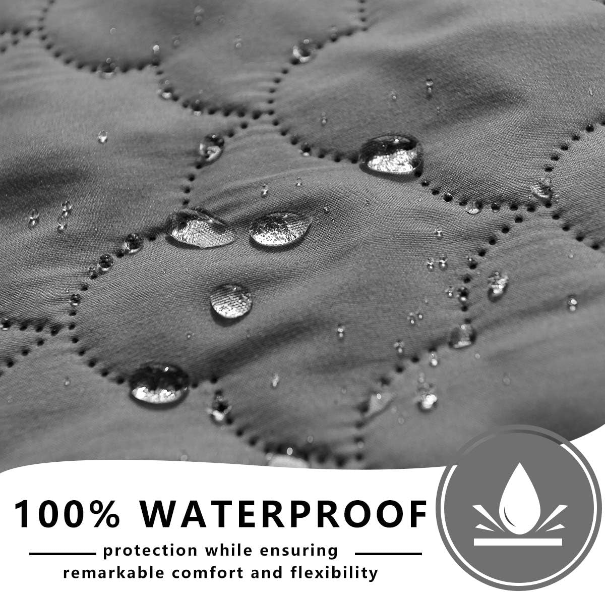 Dog Bed Cover Washable Pee Pads Dog Blankets for Puppy Large Dog Cat,Sofa Reversible Changing Pad Reusable 1 Piece(82"X82",Dark Grey+Grey)