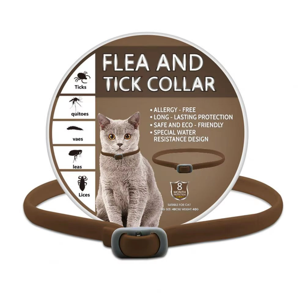 Flea Collar for Dogs Long Term Flea Collar for Cats Tick Collar Natural Pet Tick Advanced Dog