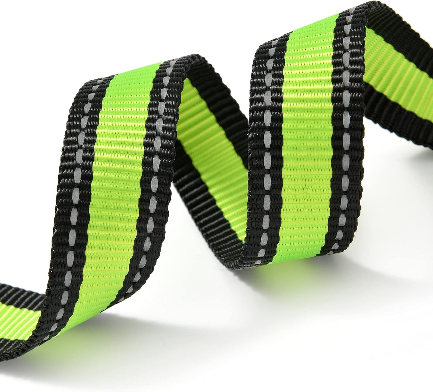 Dog Collar | Nylon Reflective Dog Collars | Light Weight Puppy Collars | Lime Green Dog Collars for Small Dogs (Lime Green, X-Small)