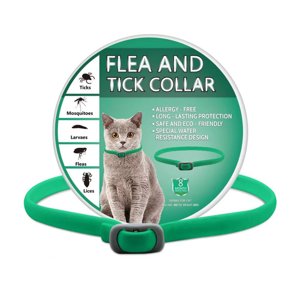 Flea Collar for Dogs Long Term Flea Collar for Cats Tick Collar Natural Pet Tick Advanced Dog