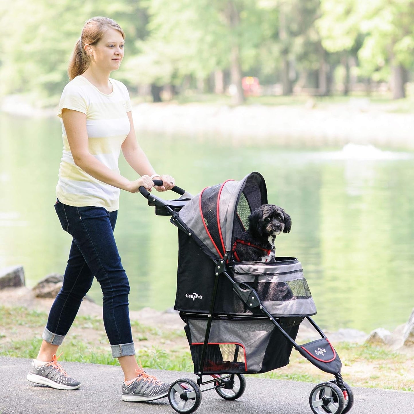 Regal plus Dog Stroller - Gray Shadow Pet Stroller