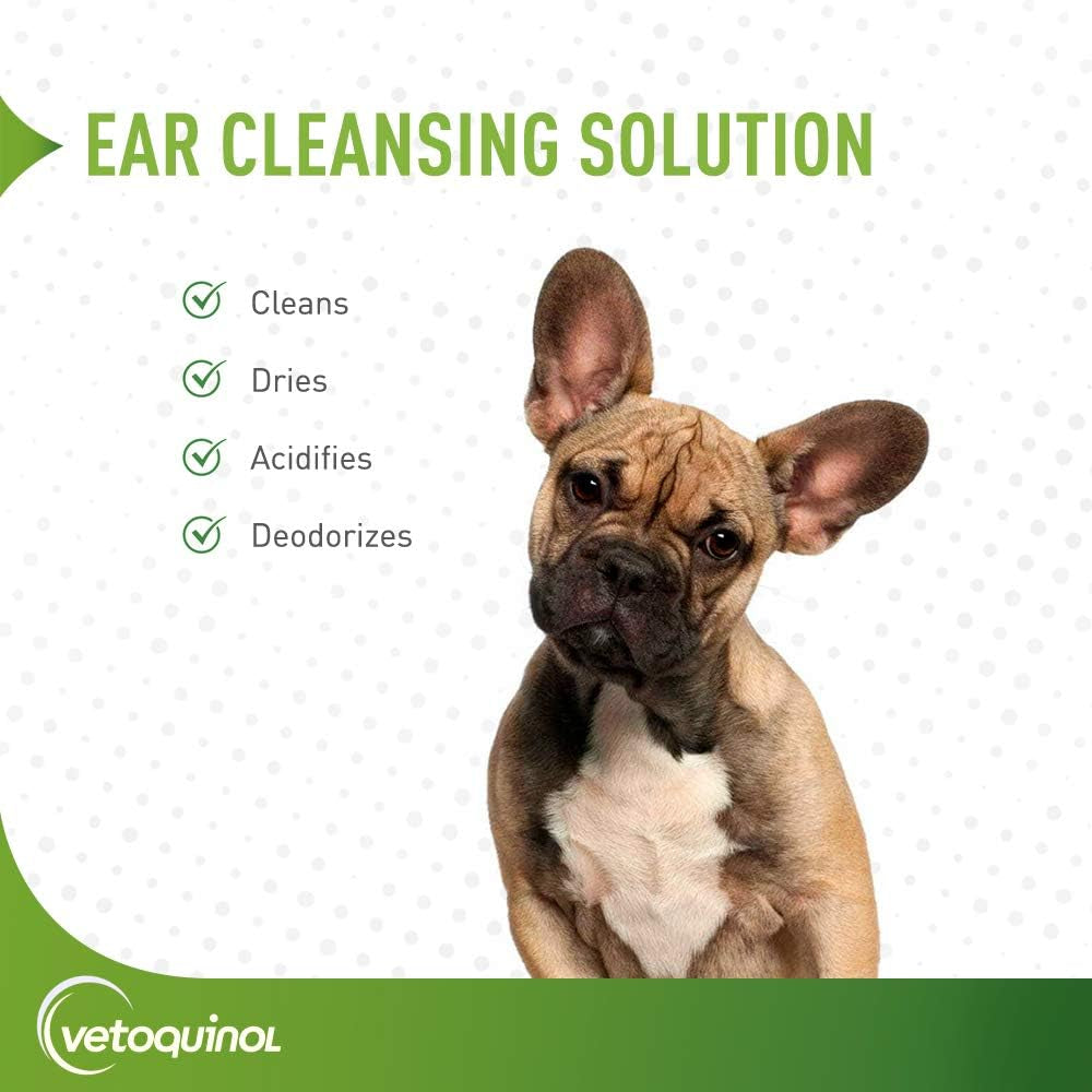 Ear Cleansing Solution for Dogs and Cats - 8Oz