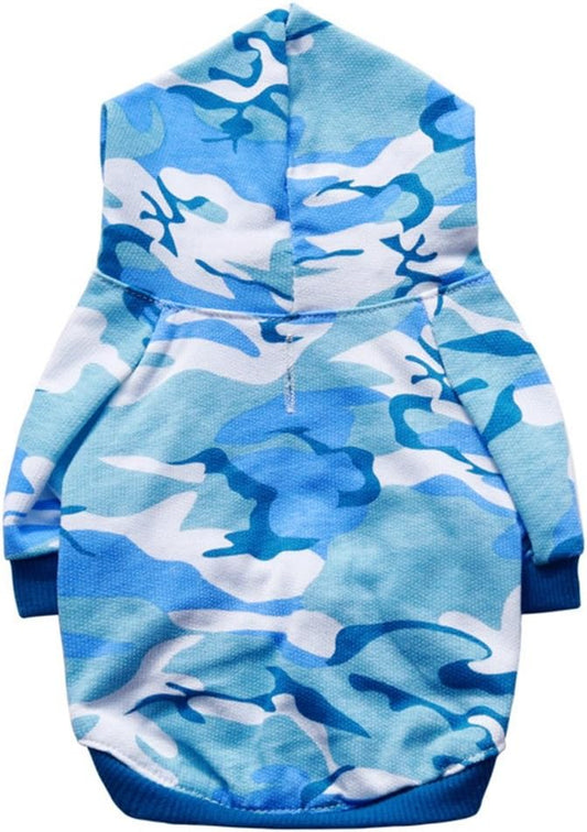 Pet Camouflage Small Dog Hoodie for Cute Dogs Sweatshirt Comfort Puppy Winter Costume Hoodies