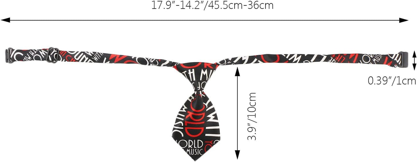 Small Dog Ties, 40 Pack Adjustable Pet Bow Ties Assorted Pattern for Small Dogs Cats Bowties Puppy Neckties Grooming Bows Festival Photography Holiday Party Valentine Costumes Birthday Gift