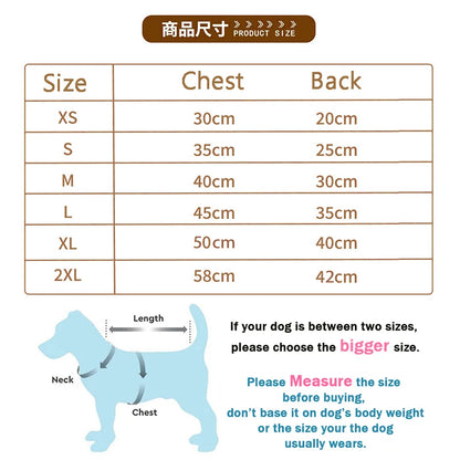 Puppy Clothes Bear Pattern Dog Clothes for Small Dogs Winter Pet Cat Vest Poodle Teddy Yorkie Chihuahua French Bulldog Costumes