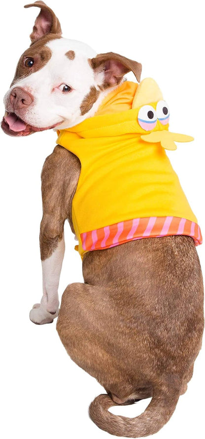 Pet Krewe Sesame Street Big Bird Hoodie Dog & Cat Costume Medium - Perfect for Halloween, Christmas Holiday, Parties, Photoshoots, Gifts for Dog & Cat Lovers