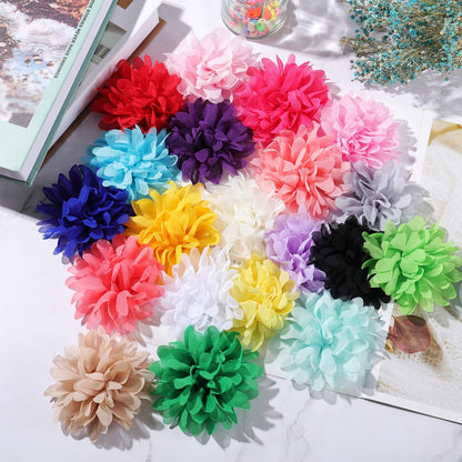 20 Pcs 4 Inch Dog Collar Flowers Bow Multicolored Pet Bow Collar Charms Accessories for Puppy Cat Dog Pet Grooming Accessories