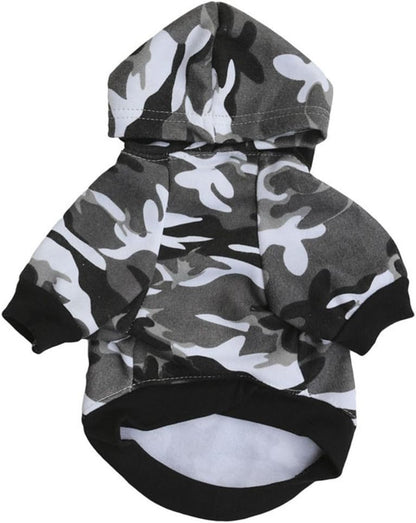 Pet Camouflage Small Dog Hoodie for Cute Dogs Sweatshirt Comfort Puppy Winter Costume Hoodies