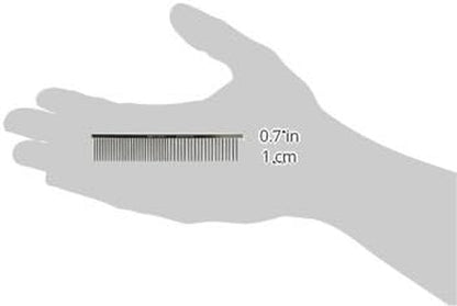 Us-Made Combination Comb for Dogs and Cats, Chrome