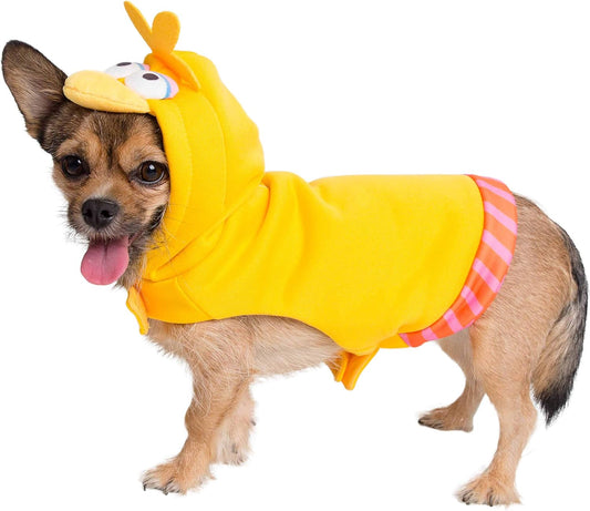 Pet Krewe Sesame Street Big Bird Hoodie Dog & Cat Costume Medium - Perfect for Halloween, Christmas Holiday, Parties, Photoshoots, Gifts for Dog & Cat Lovers