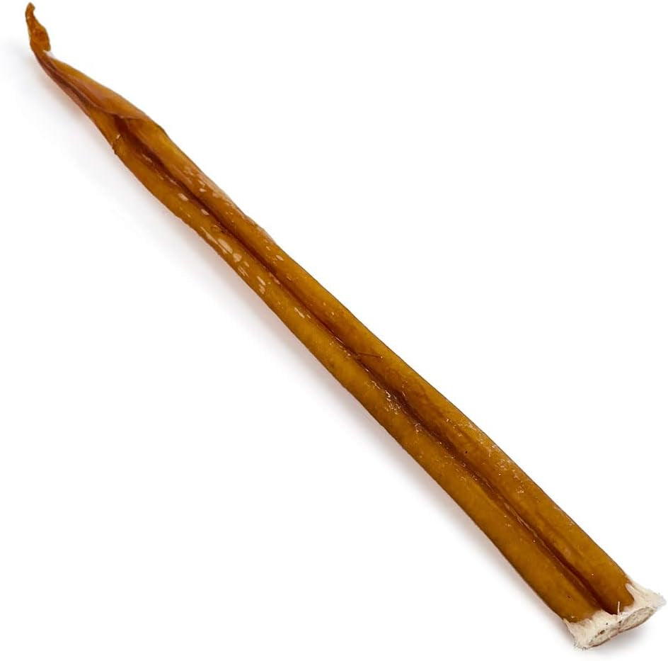 USA Bully Sticks for Small Dogs, Thin 12 Inch, 50 Count - All Natural, Grass Fed, Single Ingredient, Long Lasting Dog Treats