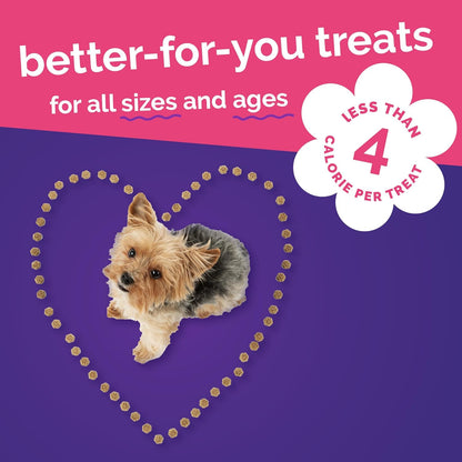 Skinny Mini Dog Treats, Healthy Sweet Potato Treat for Dogs, Low Calorie & Delicious, Puppy Training, No Wheat, Corn or Soy, Made in the USA, Grilled Bison Flavor, 12Oz