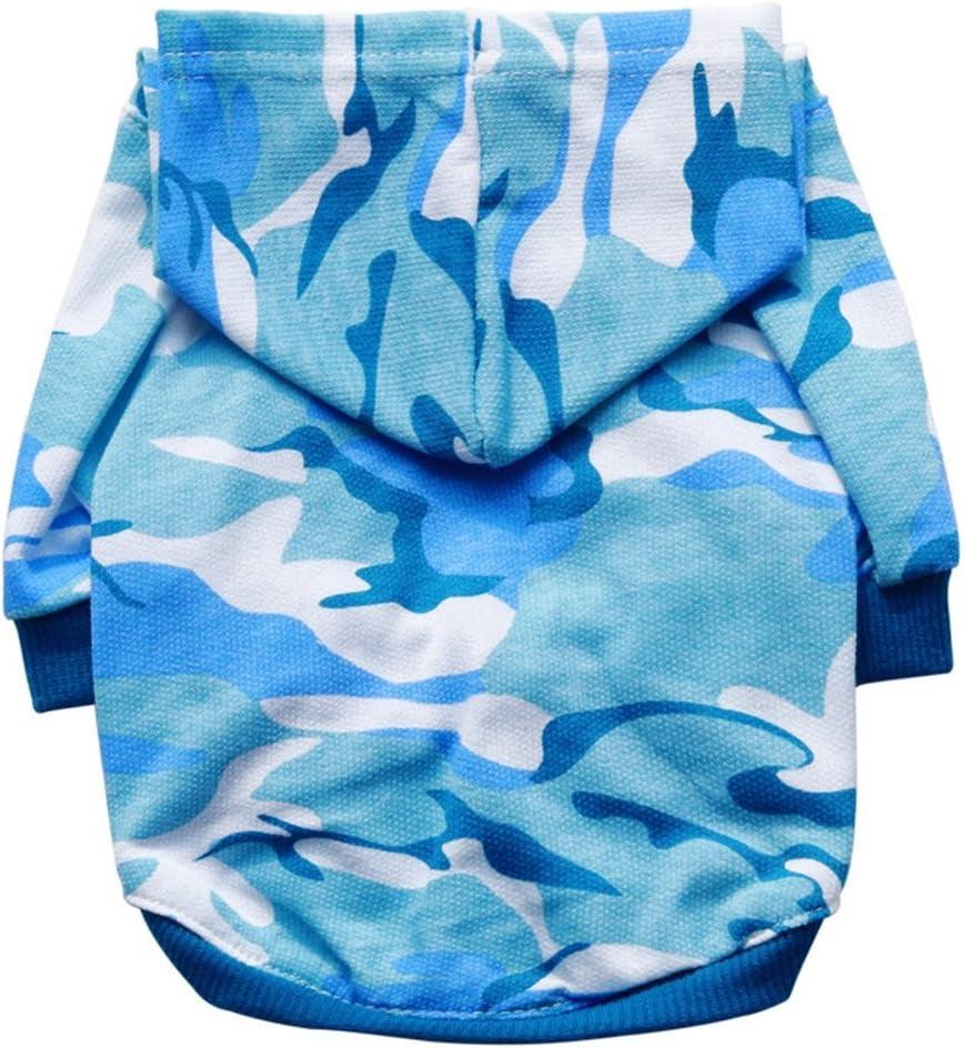 Pet Camouflage Small Dog Hoodie for Cute Dogs Sweatshirt Comfort Puppy Winter Costume Hoodies