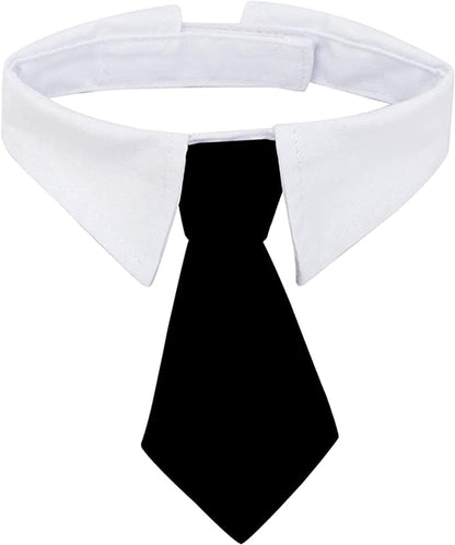 Pet Bow Tie Adjustable Formal Collar Neck Tie and Costume Company Top Hat for Cats Dogs Puppy Pets, 2 Pieces