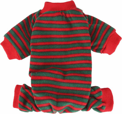 Small Dog Christmas Pajamas for Pet Clothes Doggie Holiday Costumes Onesies Jammies