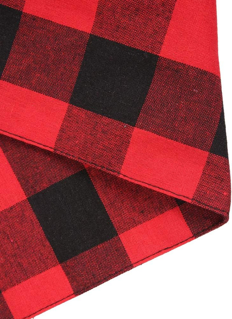 2Pcs Dog Bandana Christmas Pet Triangle Scarf Plaid Accessories Bibs for Dog Cat