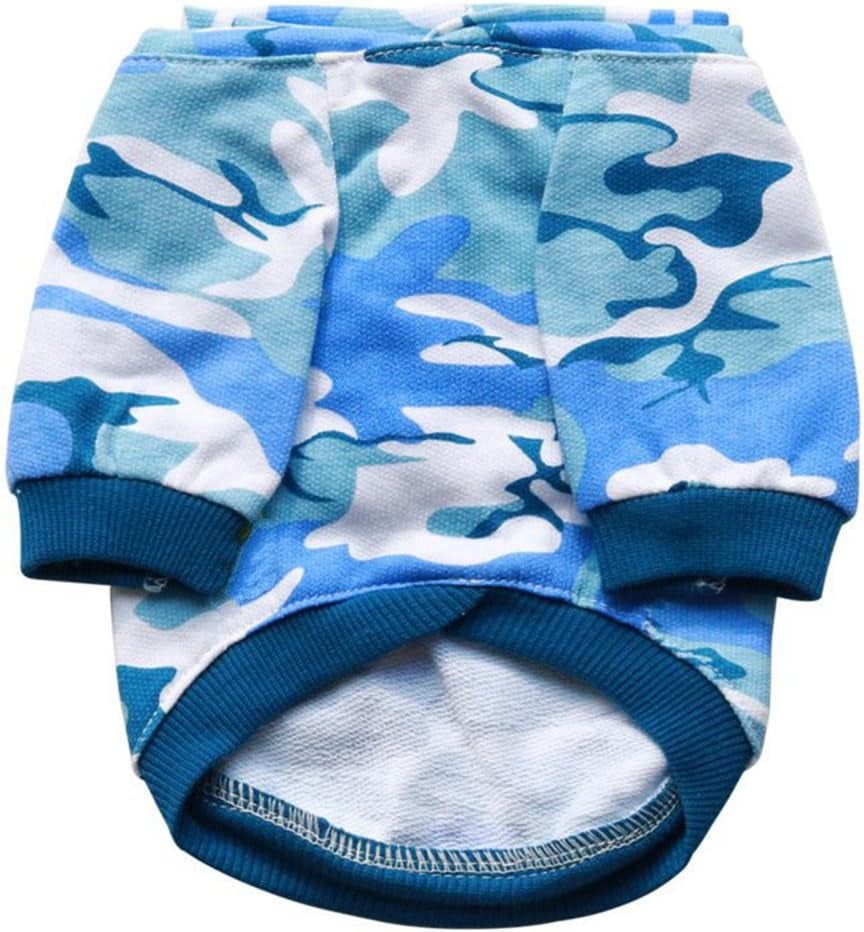 Pet Camouflage Small Dog Hoodie for Cute Dogs Sweatshirt Comfort Puppy Winter Costume Hoodies