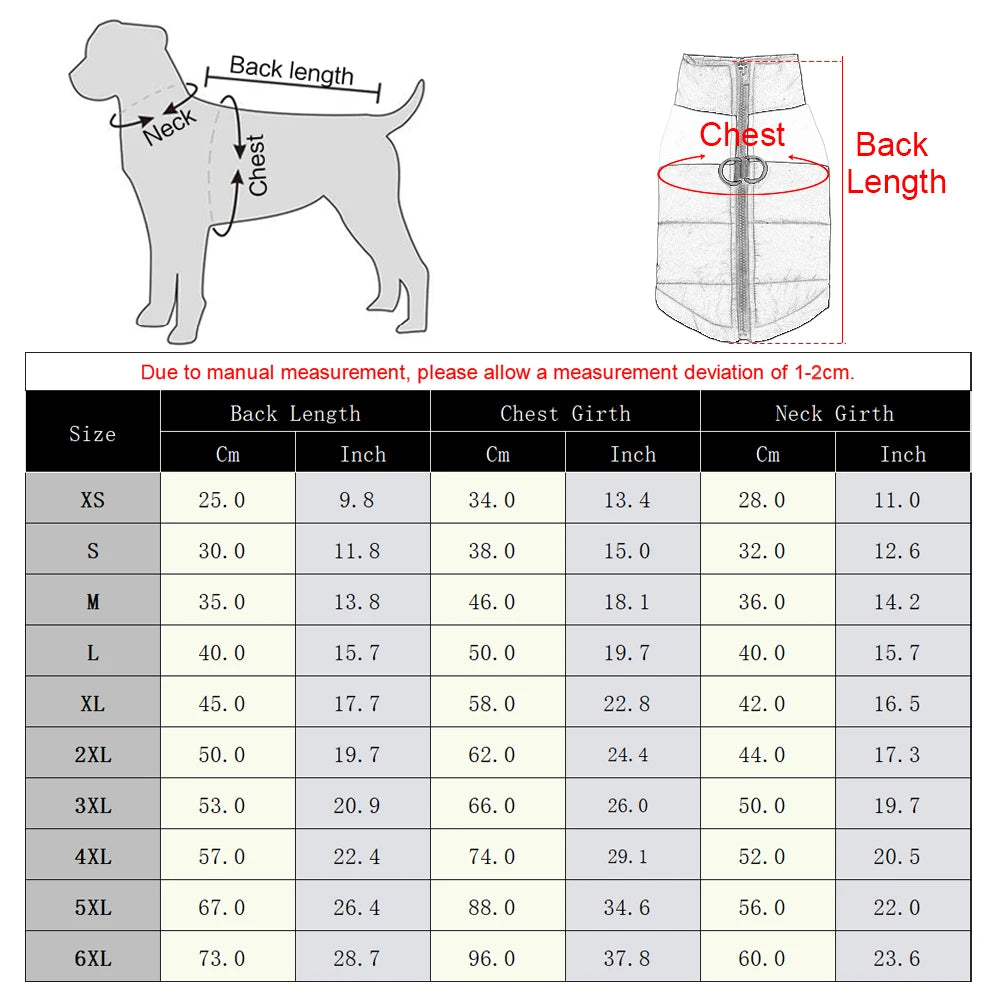 Autumn Winter Dog Jacket with D-Ring for Small Large Dogs Cat Warm Waterproof Puppy Zipper Clothes Labrador Yorkies Pet Costumes