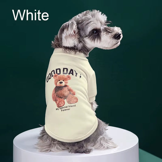 Dogs Winter Cute Costume Pet Clothes Cartoon Bear Pet Shirt Puppy Clothes Pet Jacket for Small Medium Dog Cat Chihuahua Costume