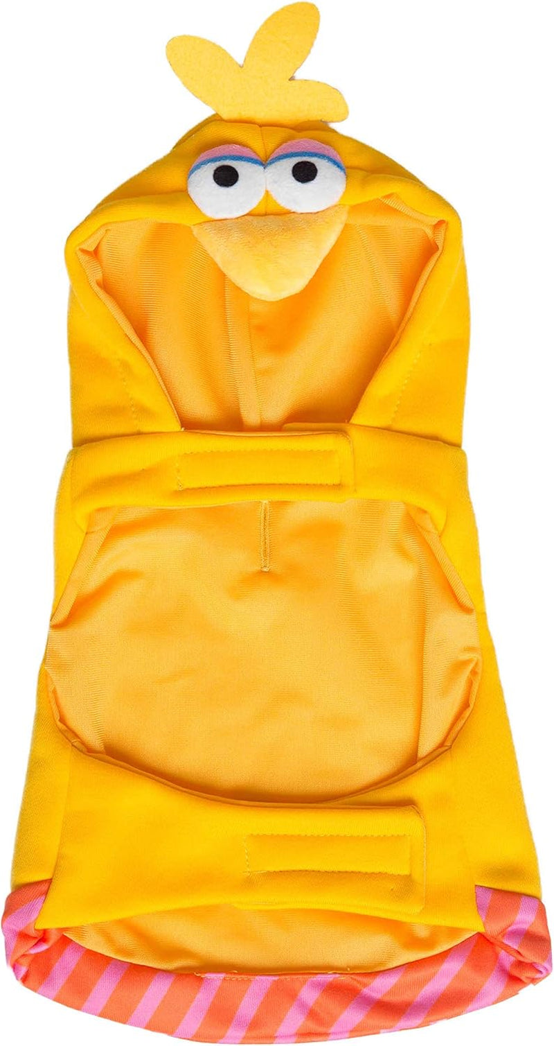 Pet Krewe Sesame Street Big Bird Hoodie Dog & Cat Costume Medium - Perfect for Halloween, Christmas Holiday, Parties, Photoshoots, Gifts for Dog & Cat Lovers