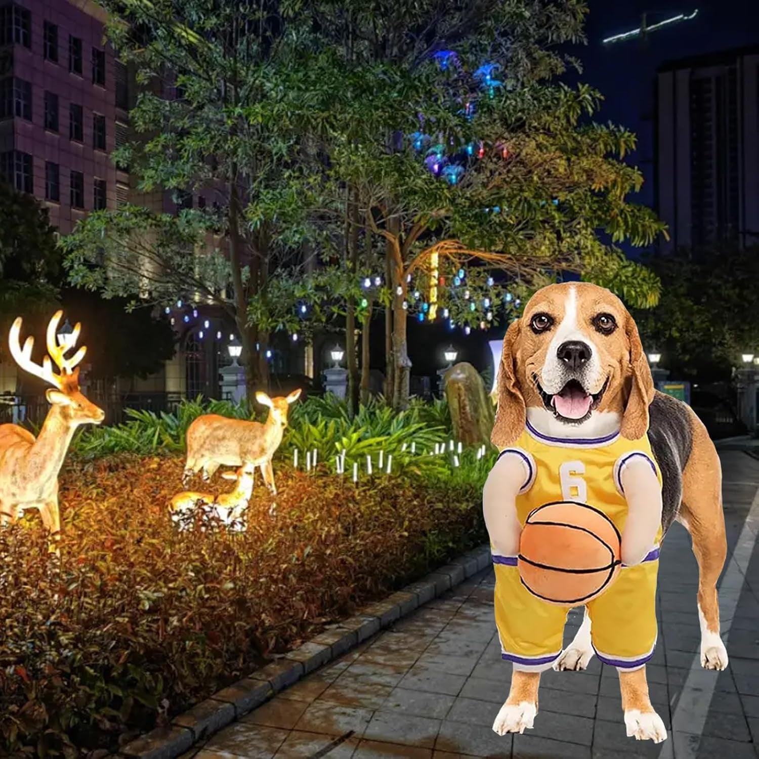 Pet Costumes Dog Basketball Player Costume Halloween Costumes for Dogs Funny Dress up Sports Outfit Cosplay Clothes for Small Dog Costume