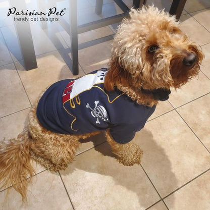 Dog Pirate Costume - Pirate Halloween Costume - Halloween Shirts for Dogs - Dog Pirate Shirt - Puppy Halloween Costumes - Pet Costumes - Sleeved Pet Costume for Large Dogs - 3XL