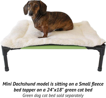 Fleece Dog Bed Topper for Dog Cot Beds (X-Large)
