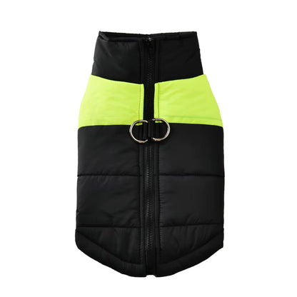 Autumn Winter Dog Jacket with D-Ring for Small Large Dogs Cat Warm Waterproof Puppy Zipper Clothes Labrador Yorkies Pet Costumes
