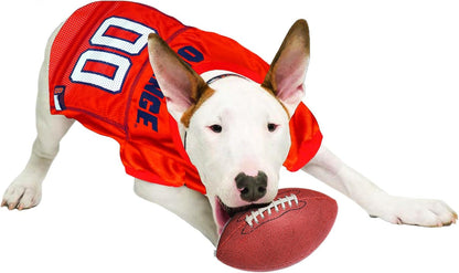 NCAA College Syracuse Orange Mesh Jersey for DOGS & CATS, Medium. Licensed Dog Jersey with Your Favorite Football/Basketball College Team