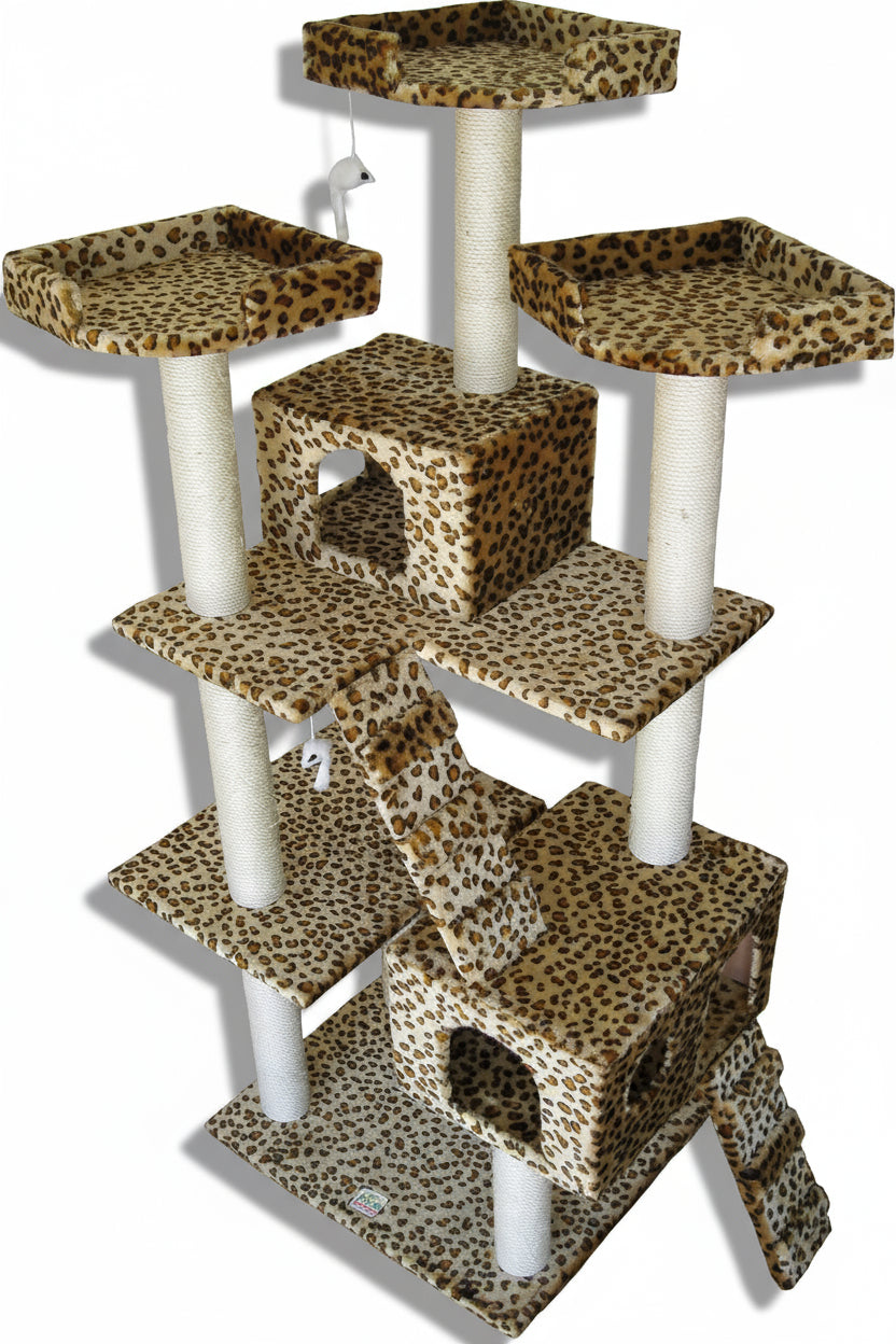 Cat Tree Leopard Print