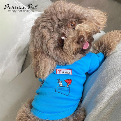 Dog Costume - Doctor Dog Costume - Halloween Shirt for Dogs - Doctor Cat Tshirt - Pet Halloween Tshirt - Shirt for Dogs - Sleeved Pet Tshirt - L