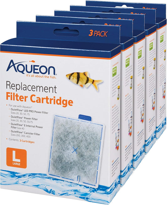 Replacement Filter Cartridges for Filter Models 20, 30, 40, 50, and 75, and Canister Models 200, 300, and 400, Large, 15 Pack