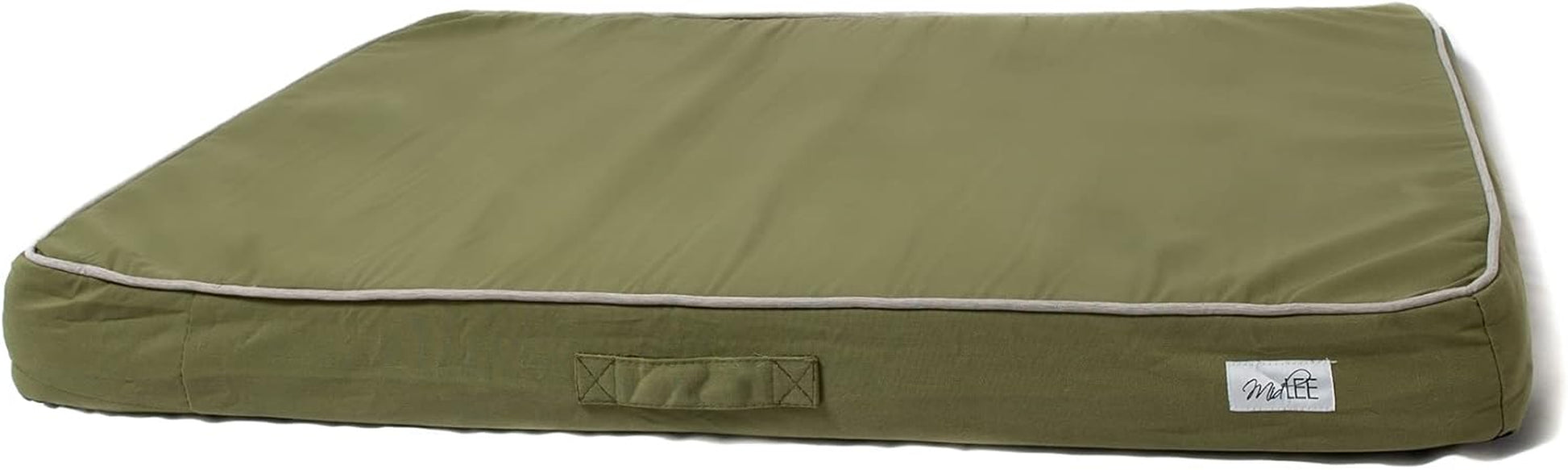 Green Outdoor Dog Bed- Large- Washable Cover Patio Foam Pet Bed Weather Proof