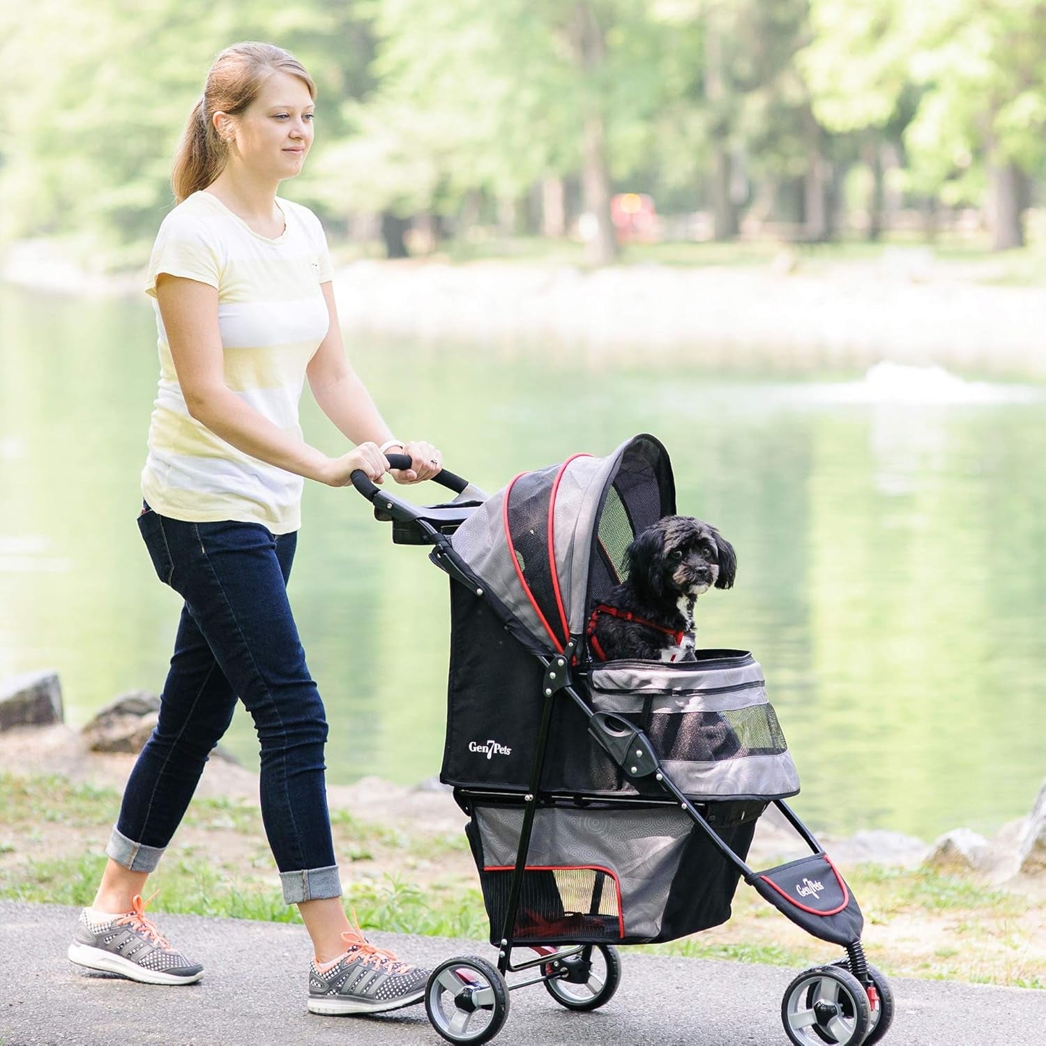 Regal plus Dog Stroller - Gray Shadow Pet Stroller