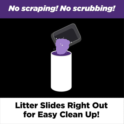 Clump & Seal SLIDE Platinum Multi-Cat Clumping Cat Litter, 14-Day Odor Control, EZ Clean Technology, 37 Lbs – No Scrubbing, Powerful Odor Eliminator